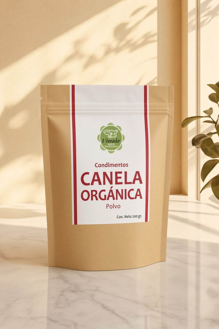 Canela orgánica molida