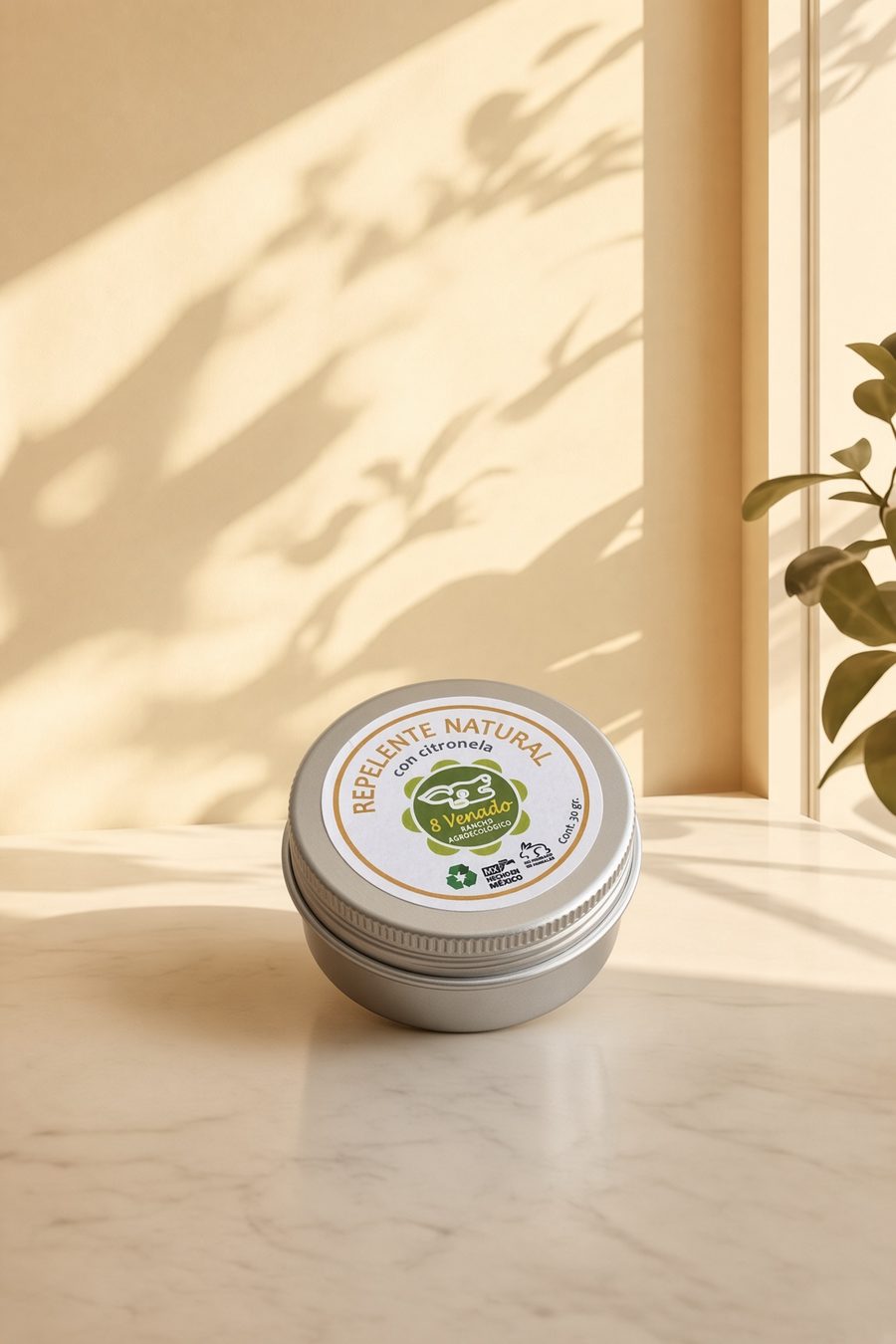 Repelente natural con citronela